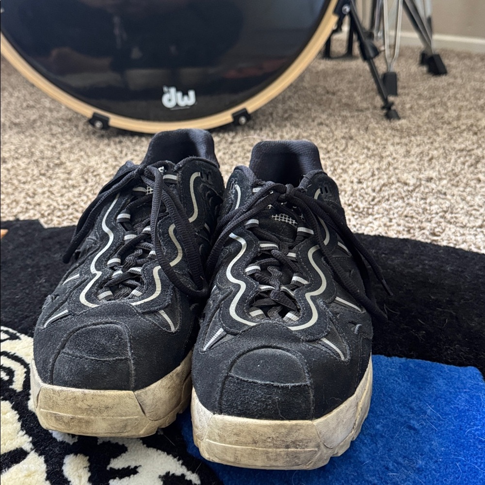 Golf Le Fleur Black and White Sneakers